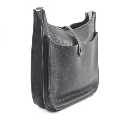 HERMES Evelyne 3 GM Taurillon Bag Black
