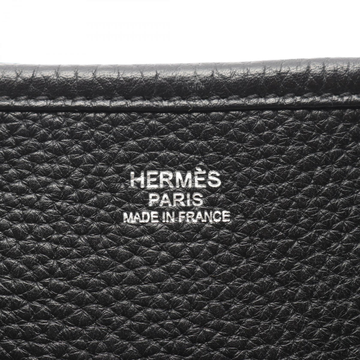 HERMES Evelyne 3 GM Taurillon Bag Black