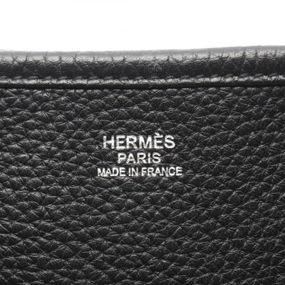 HERMES Evelyne 3 GM Taurillon Bag Black