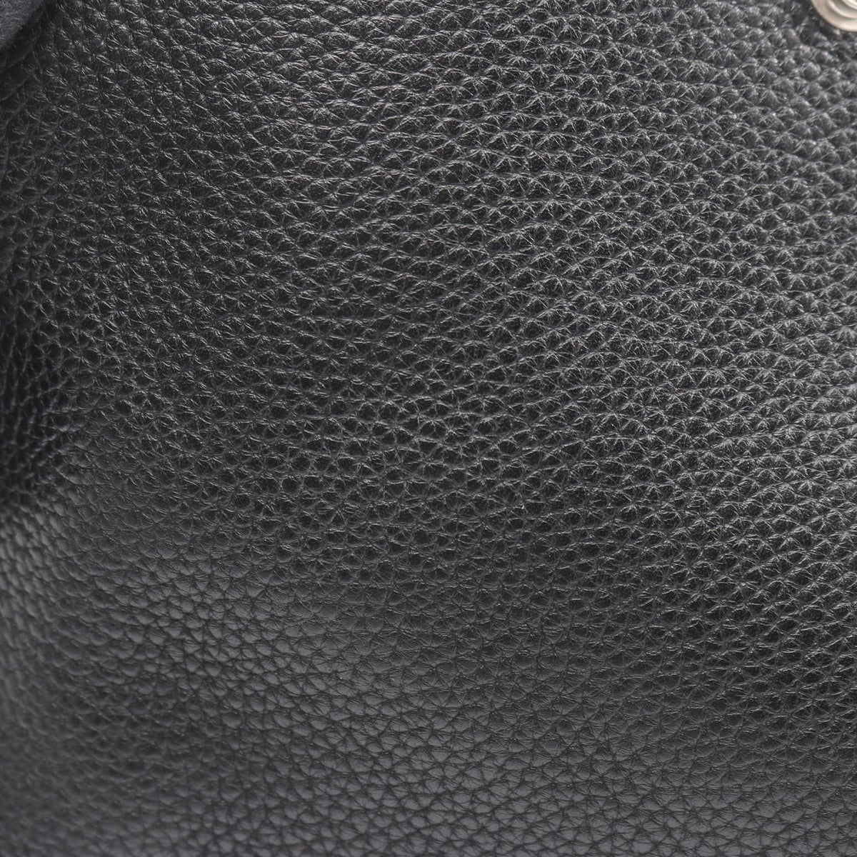 HERMES Evelyne 3 GM Taurillon Bag Black