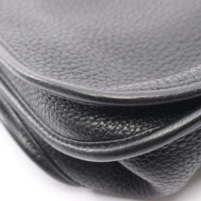 HERMES Evelyne 3 GM Taurillon Bag Black