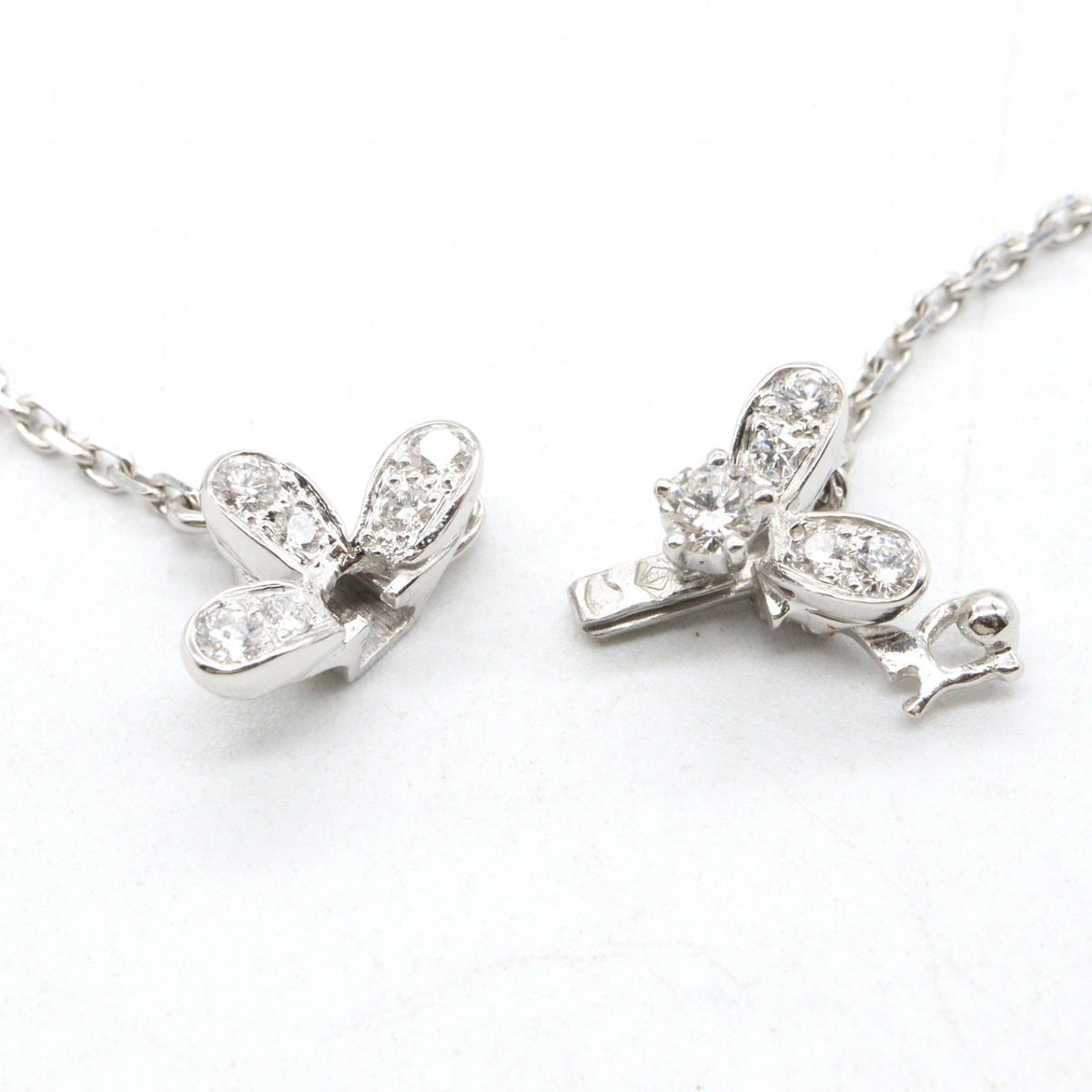 Van Cleef & Arpels Diamond Necklace Silver