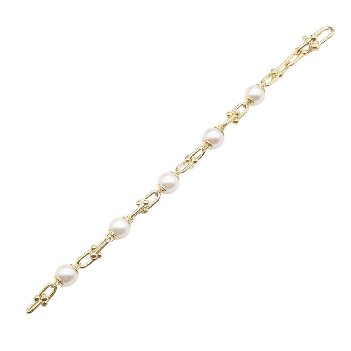 TIFFANY&CO Hardware Link Pearl Bracelet