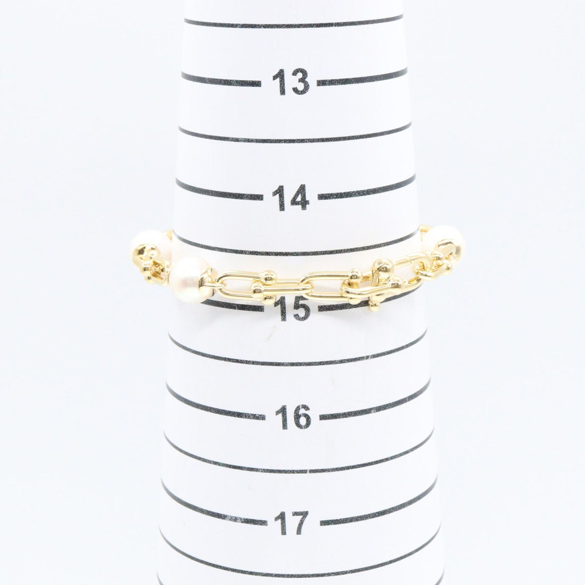 TIFFANY&CO Hardware Link Pearl Bracelet