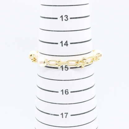 TIFFANY&CO Hardware Link Pearl Bracelet