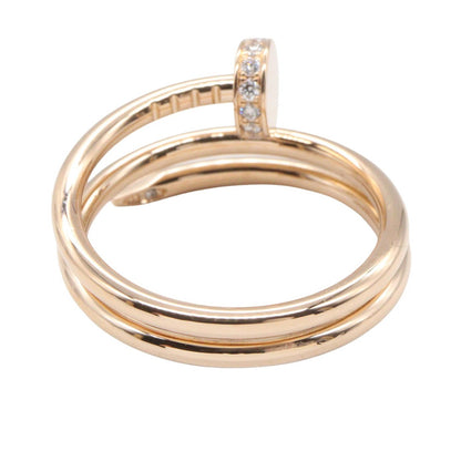 CARTIER Juste un Clou Double Diamond Ring Size JP 11.5