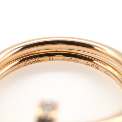 CARTIER Juste un Clou Double Diamond Ring Size JP 11.5