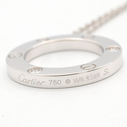 CARTIER Love Circle Necklace K18WG