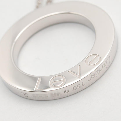 CARTIER Love Circle Necklace K18WG