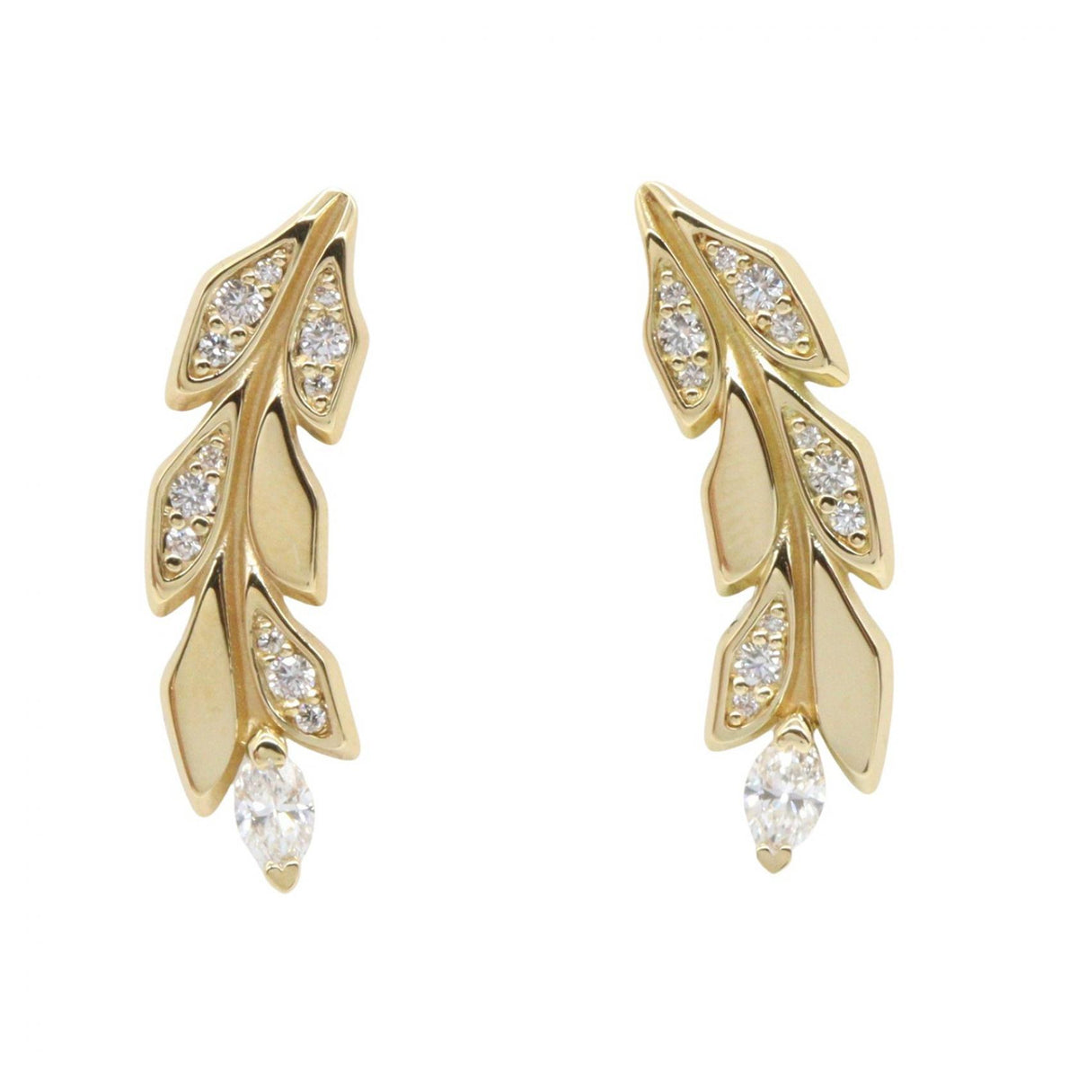 TIFFANY&CO Victoria Vine Diamond Earrings