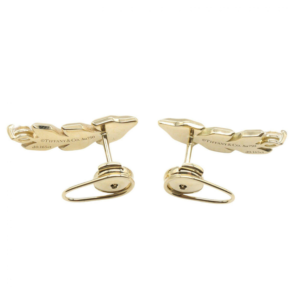 TIFFANY&CO Victoria Vine Diamond Earrings