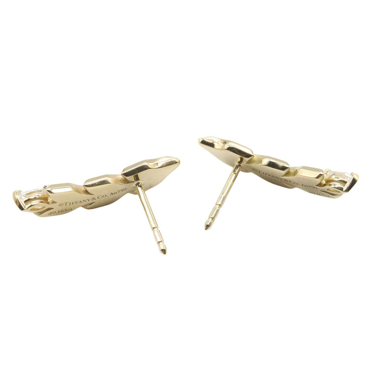 TIFFANY&CO Victoria Vine Diamond Earrings