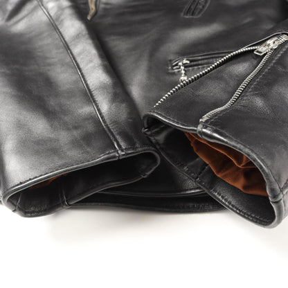 Lewis Leathers Lightning No.391 Leather Jacket Black Size 34