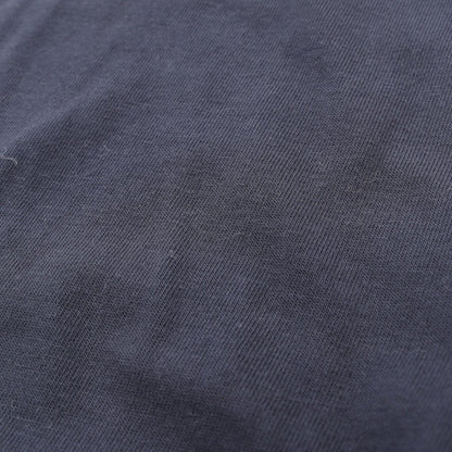MONCLER Logo Embroidered Cotton Long Sleeve T-Shirt Navy Size L