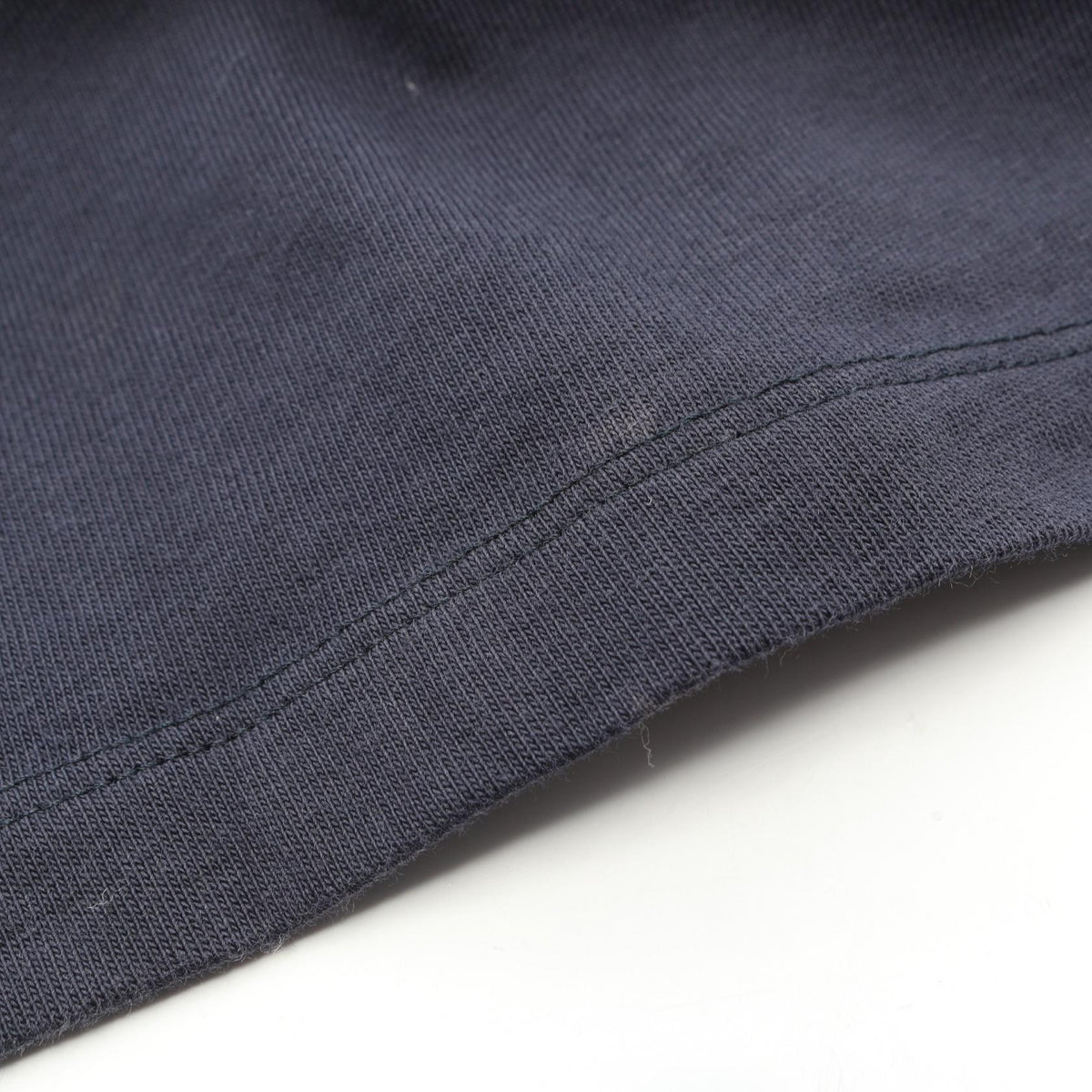 MONCLER Logo Embroidered Cotton Long Sleeve T-Shirt Navy Size L