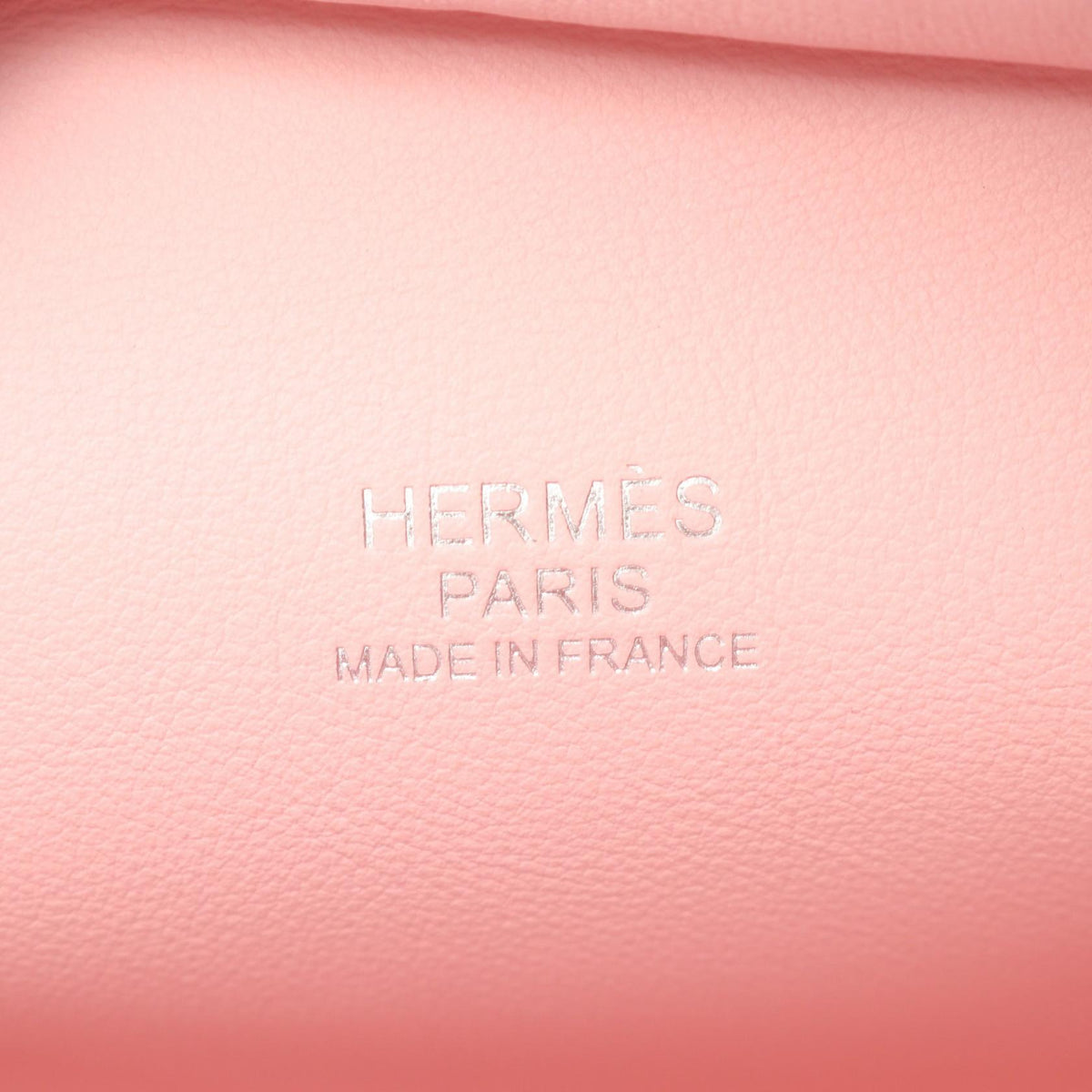 HERMES Mini Plume 20 Rose Handle Bag