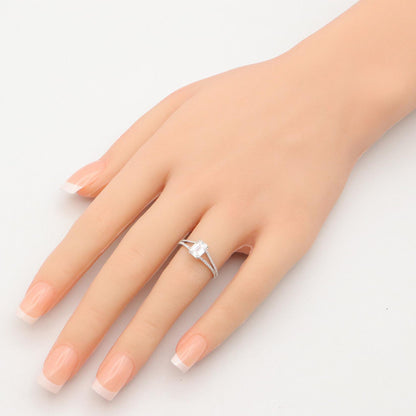 JEWELRY Diamond K18 White Gold Ring Size JP 11