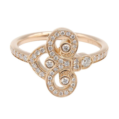 TIFFANY&CO Fleur-de-lis Diamond K18PG Ring Size JP 12