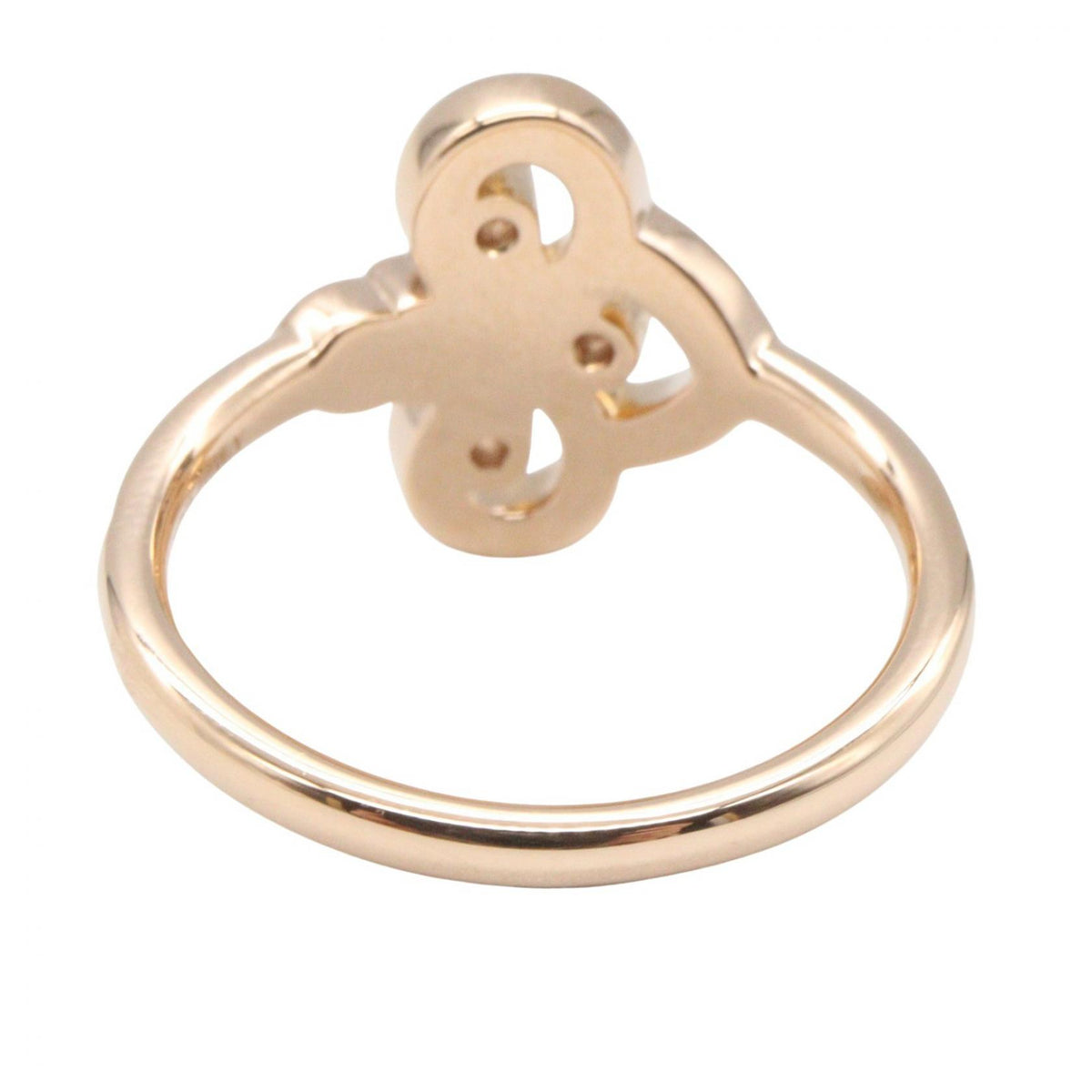 TIFFANY&CO Fleur-de-lis Diamond K18PG Ring Size JP 12