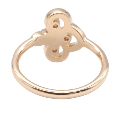 TIFFANY&CO Fleur-de-lis Diamond K18PG Ring Size JP 12