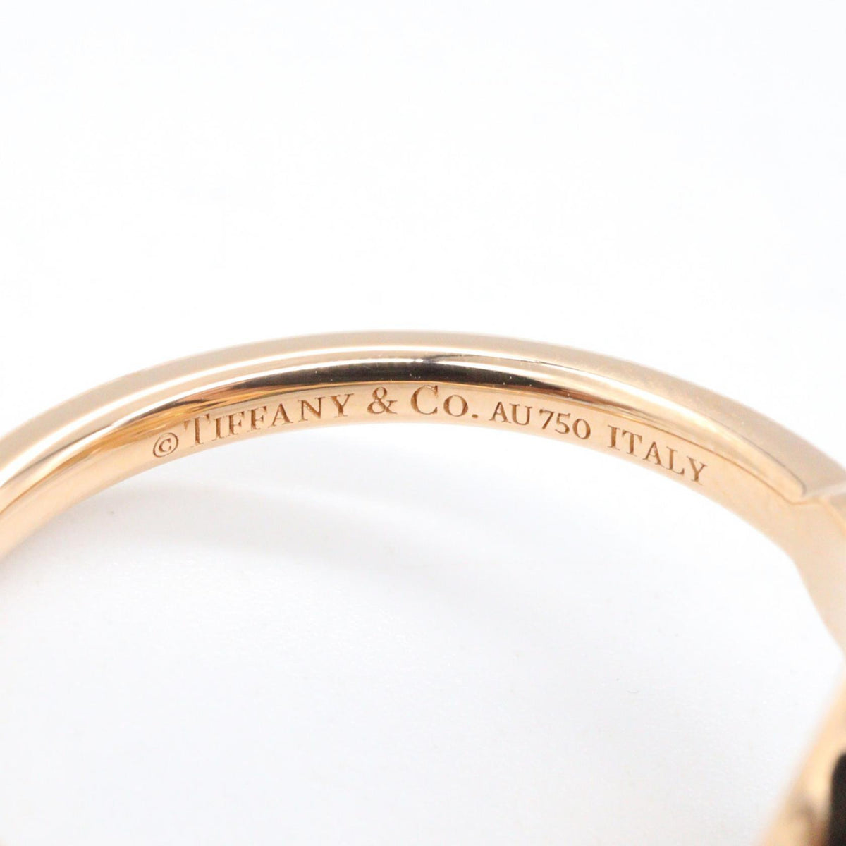 TIFFANY&CO Fleur-de-lis Diamond K18PG Ring Size JP 12