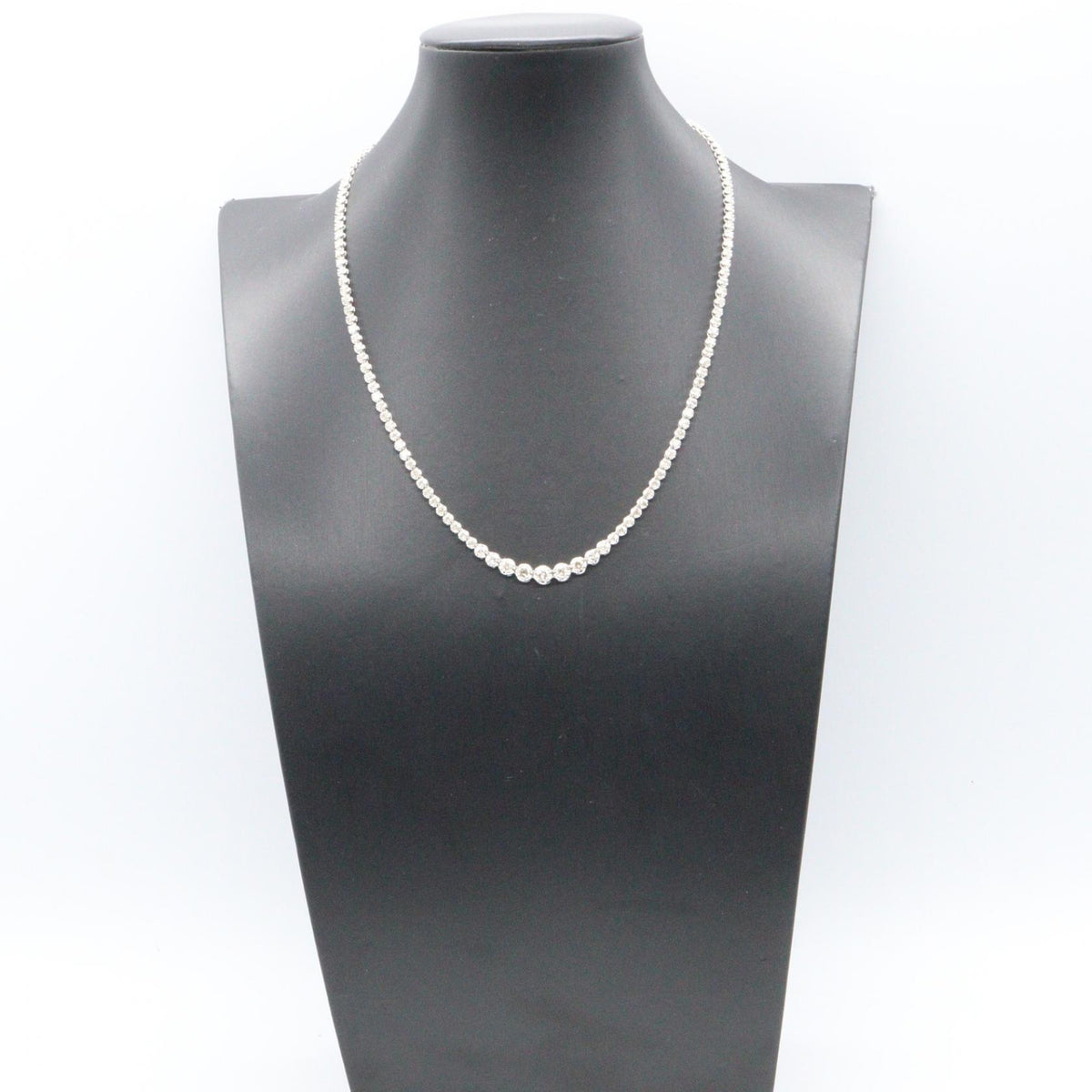 JEWELRY Diamond Necklace 5.00ct White Gold