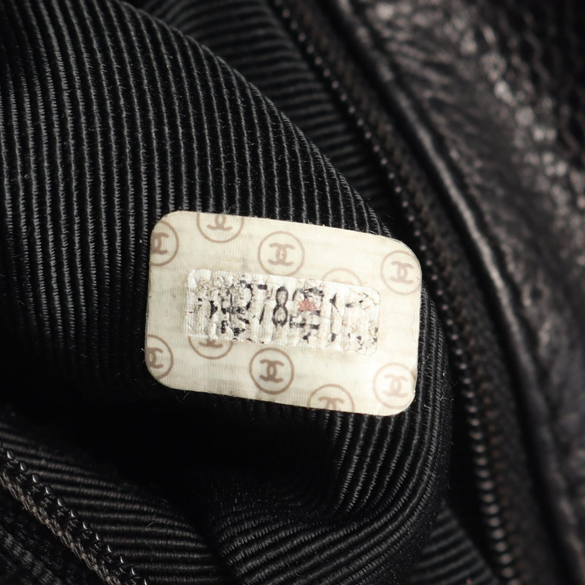 CHANEL Triple Coco Mark Backpack Black