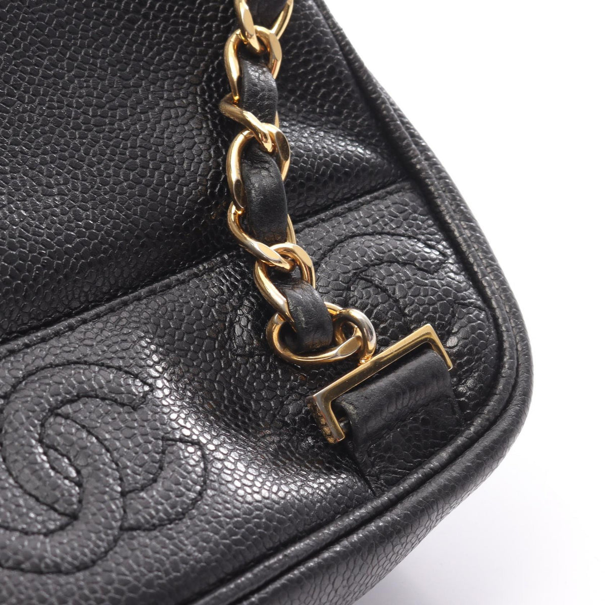 CHANEL Triple Coco Mark Backpack Black