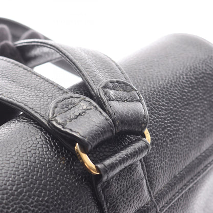 CHANEL Triple Coco Mark Backpack Black