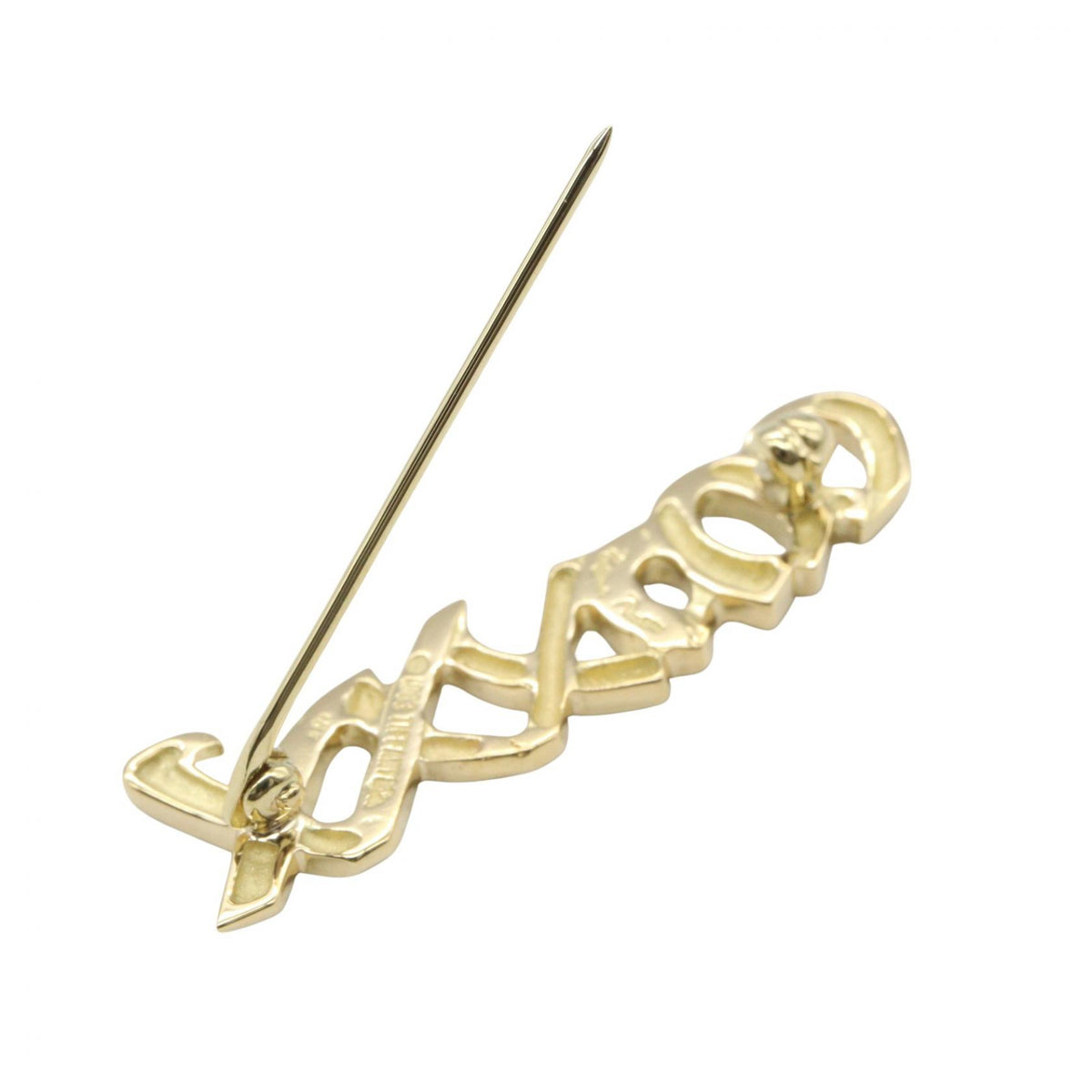 TIFFANY&CO Kiss K18 Yellow Gold Brooch