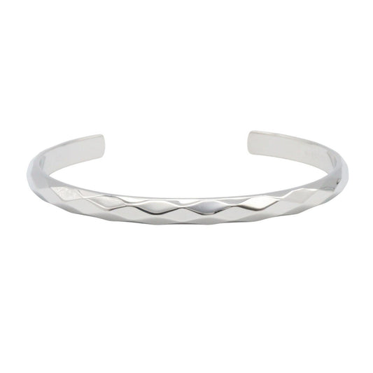 Boucheron Facette K18 White Gold Bracelet
