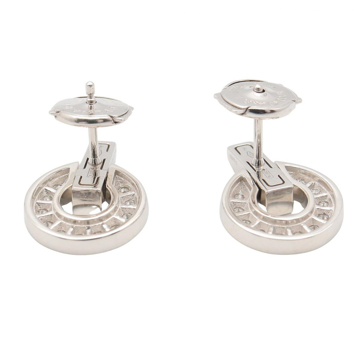 BVLGARI Bvlgari K18WG Diamond Earrings