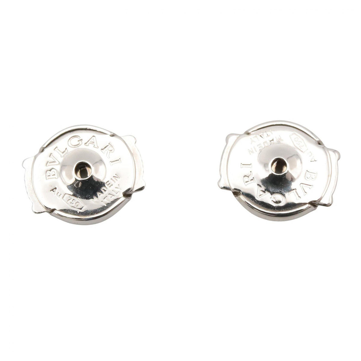 BVLGARI Bvlgari K18WG Diamond Earrings
