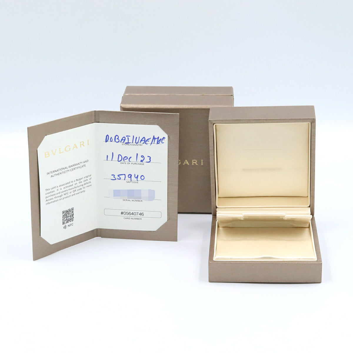 BVLGARI Bvlgari K18WG Diamond Earrings