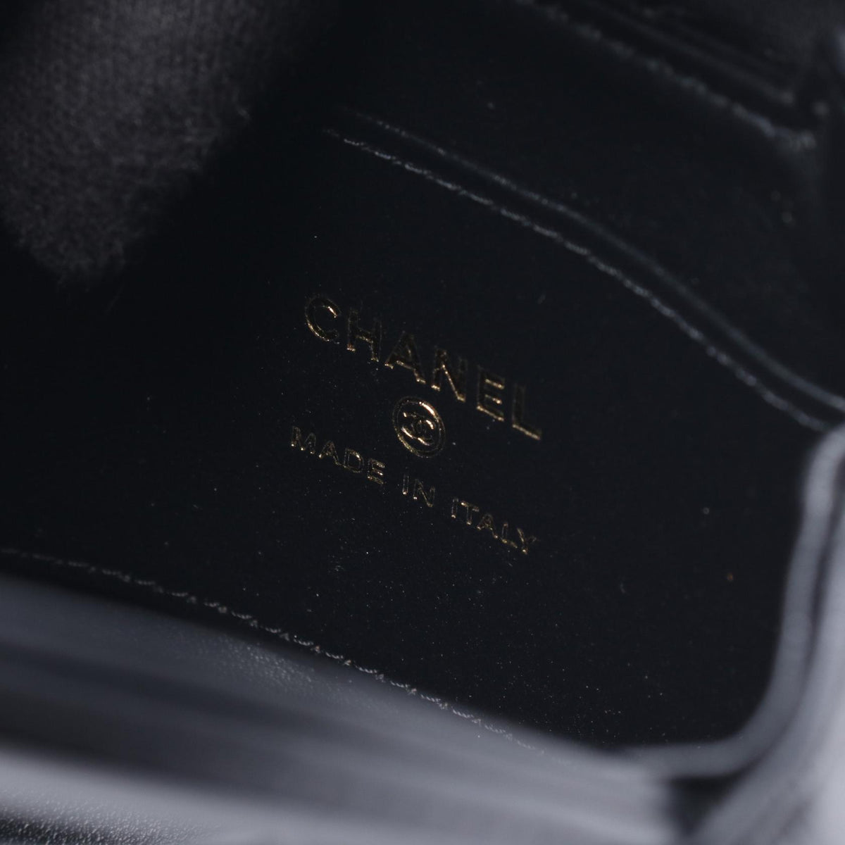 CHANEL Matelasse Lambskin Bag Black