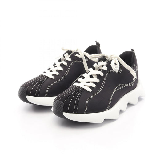 HERMES Envol Suede Fabric Sneakers Black Size EU 40
