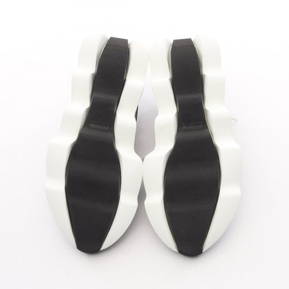 HERMES Envol Suede Fabric Sneakers Black Size EU 40