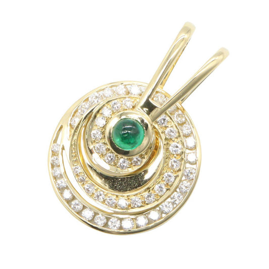 JEWELRY K18 Yellow Gold Diamond Pendant