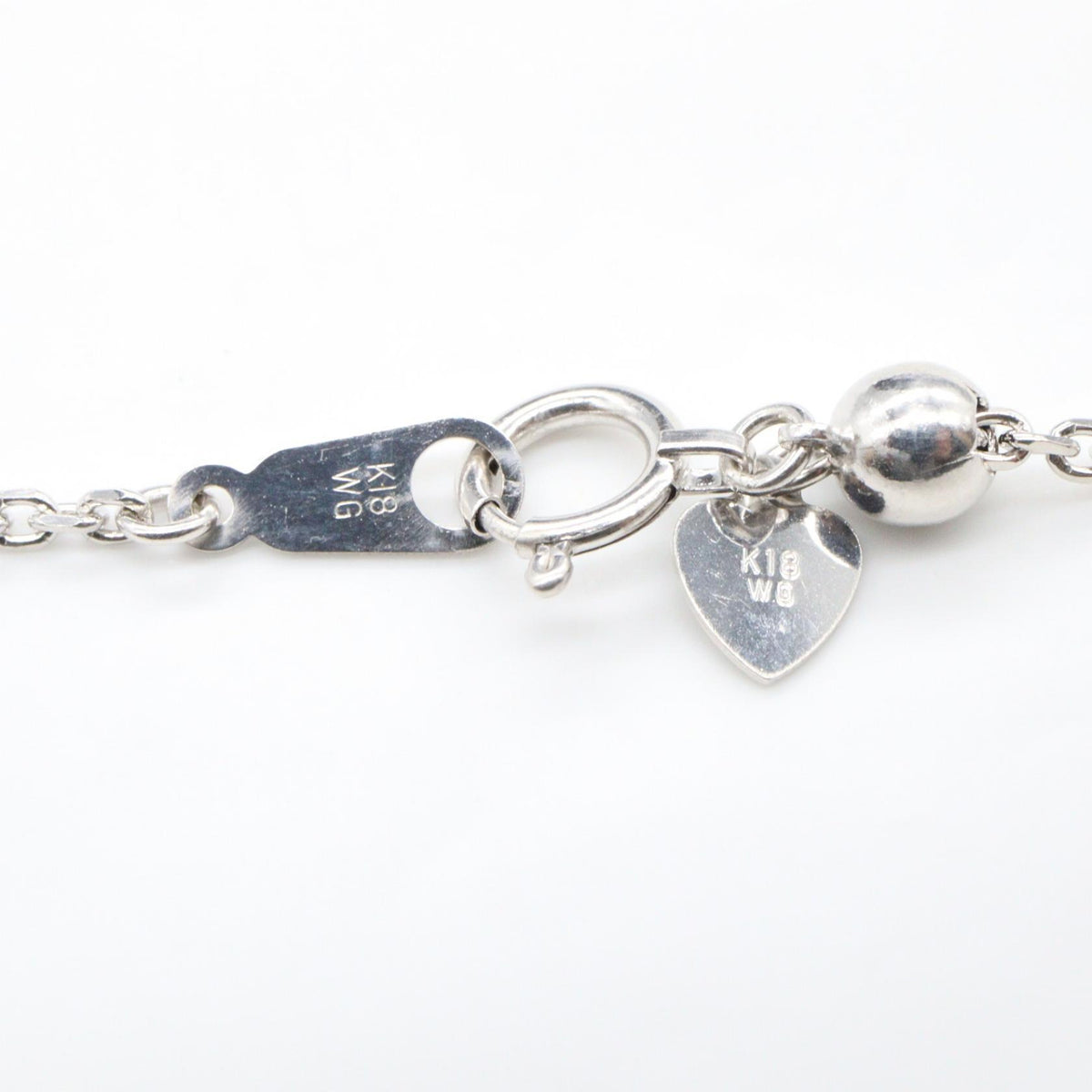 JEWELRY K18WG Diamond 1.34ct Necklace