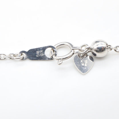 JEWELRY K18WG Diamond 1.34ct Necklace