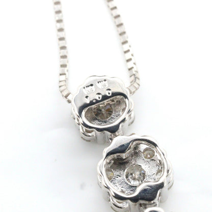 JEWELRY K18WG Diamond Necklace