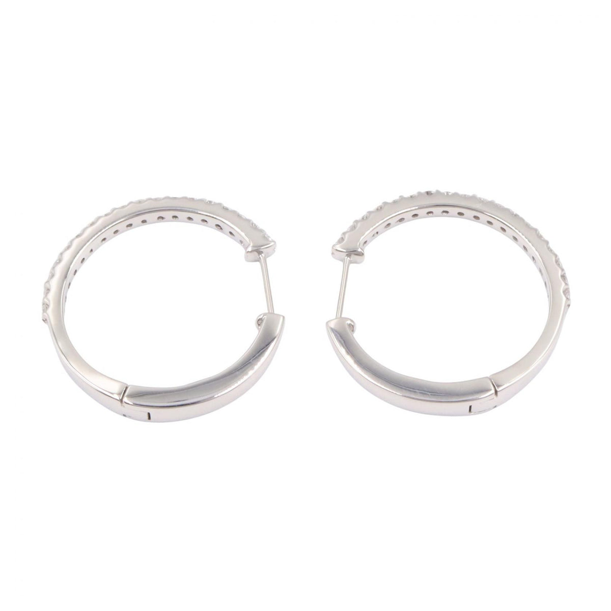 JEWELRY K18WG Diamond Earrings