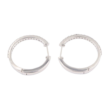 JEWELRY K18WG Diamond Earrings