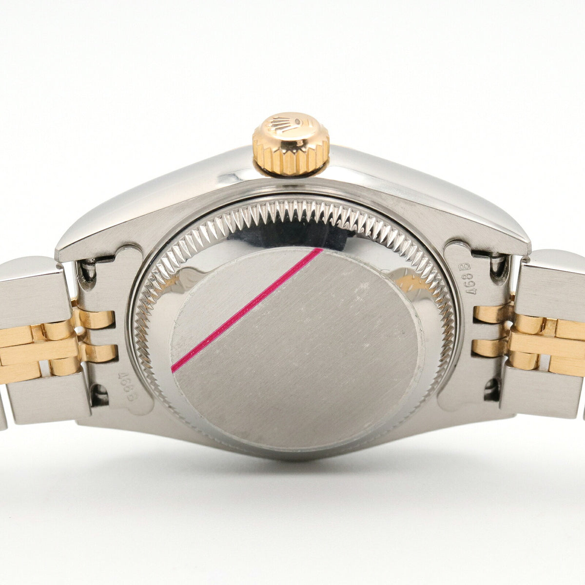 ROLEX Datejust K18 YG SS Watch Arabic Dial