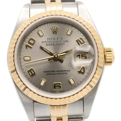 ROLEX Datejust K18 YG SS Watch Arabic Dial