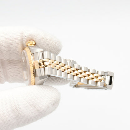 ROLEX Datejust K18 YG SS Watch Arabic Dial