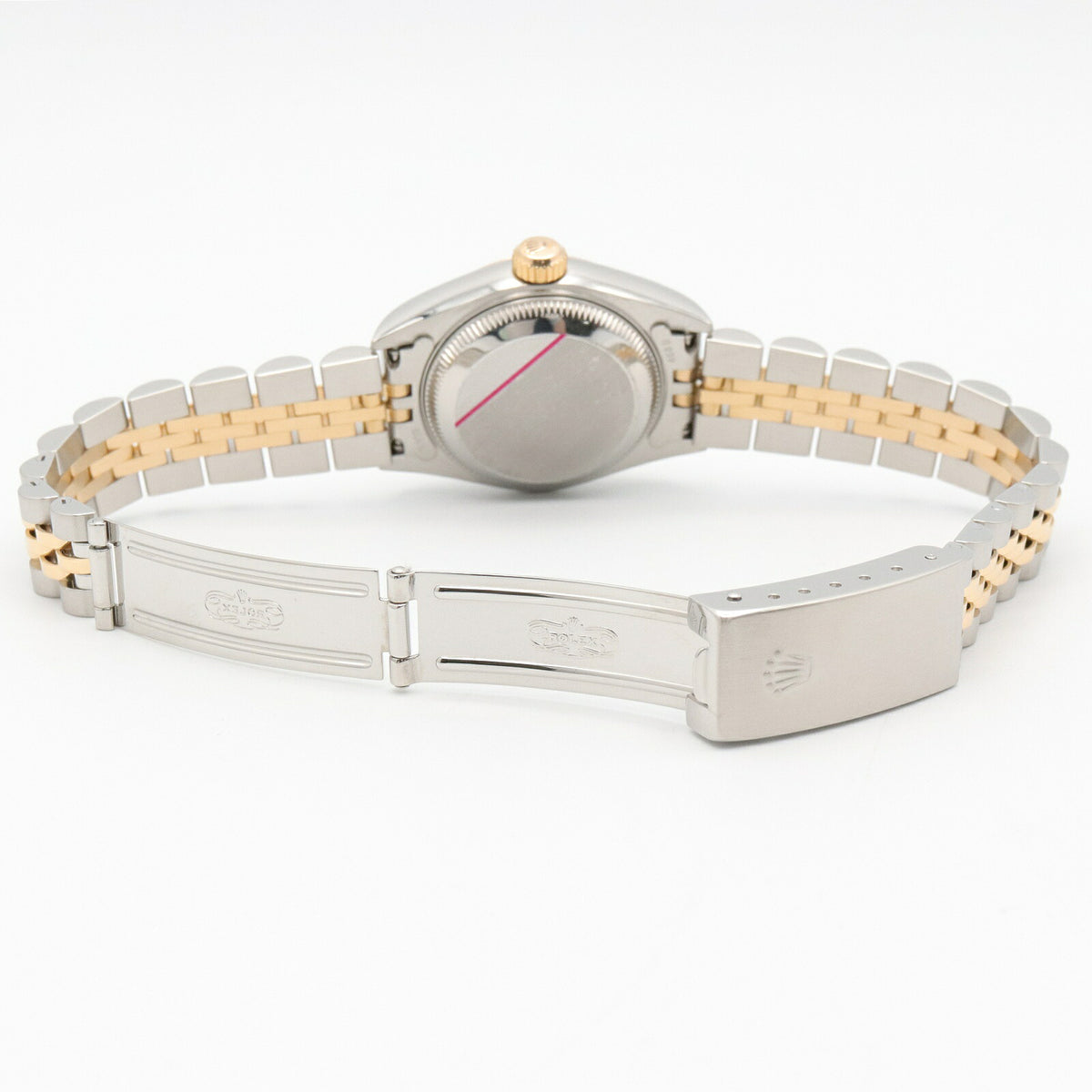 ROLEX Datejust K18 YG SS Watch Arabic Dial