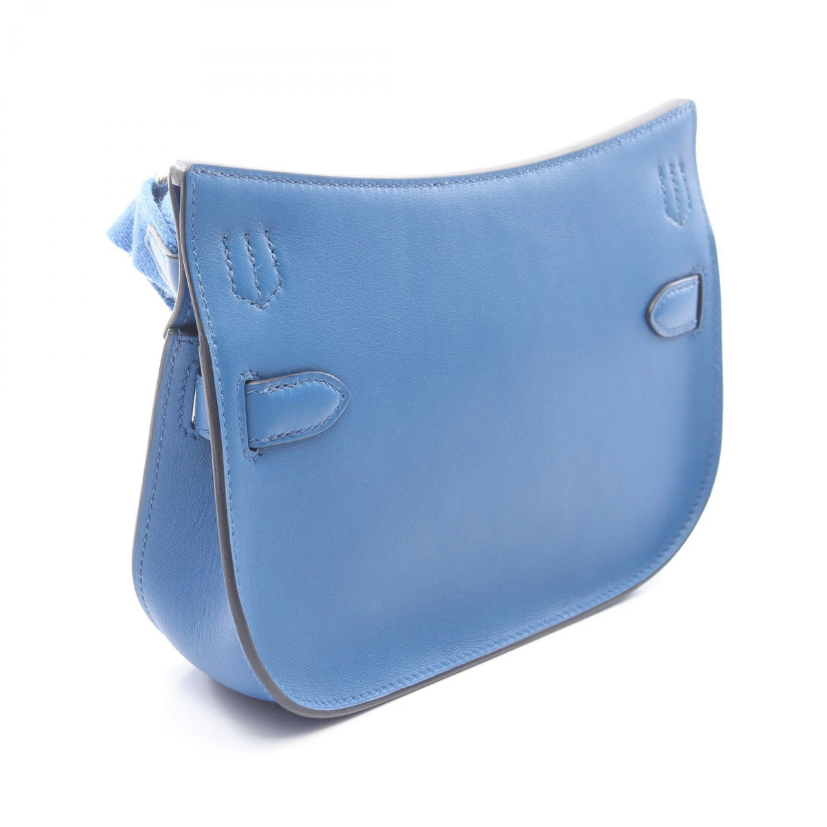 HERMES Jypsiere Mini Veau Swift Bag, Blue
