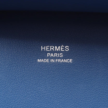 HERMES Jypsiere Mini Veau Swift Bag, Blue