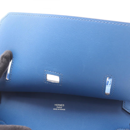 HERMES Jypsiere Mini Veau Swift Bag, Blue